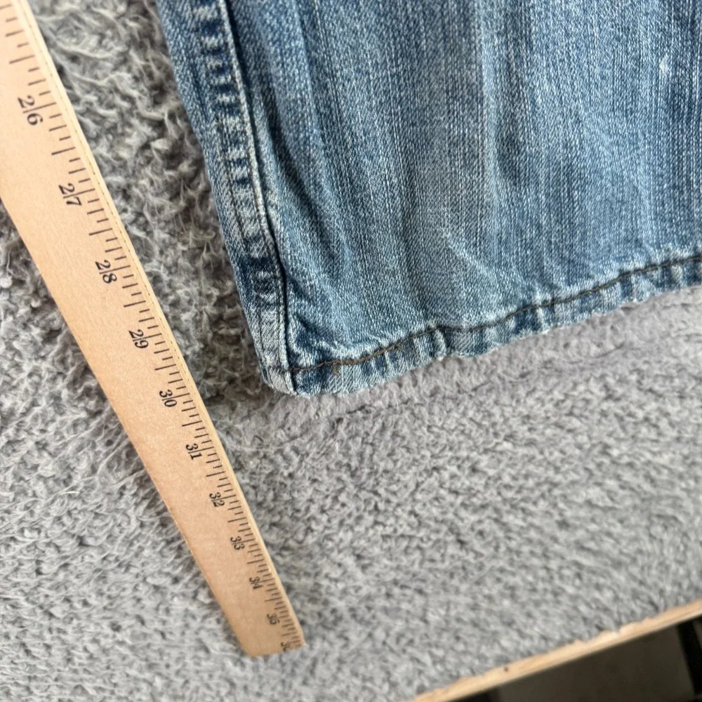 Levi's 514 Jeans Mens 29x30 Blue Cotton Denim Straight Faded Travel Workwear